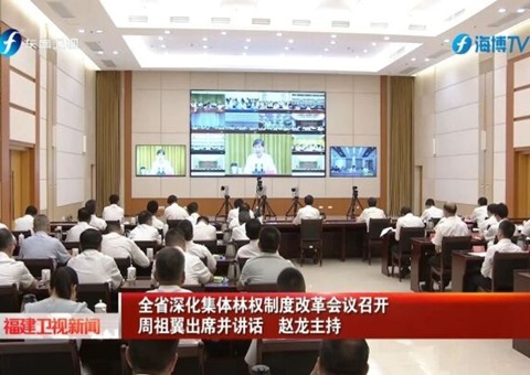 福建省深化整体林权制度刷新聚会召开